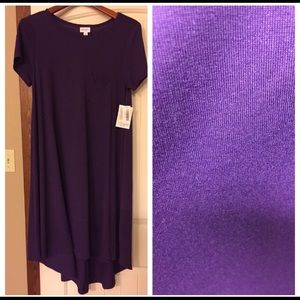 NWT PURPLE PLUM LULAROE CARLEY